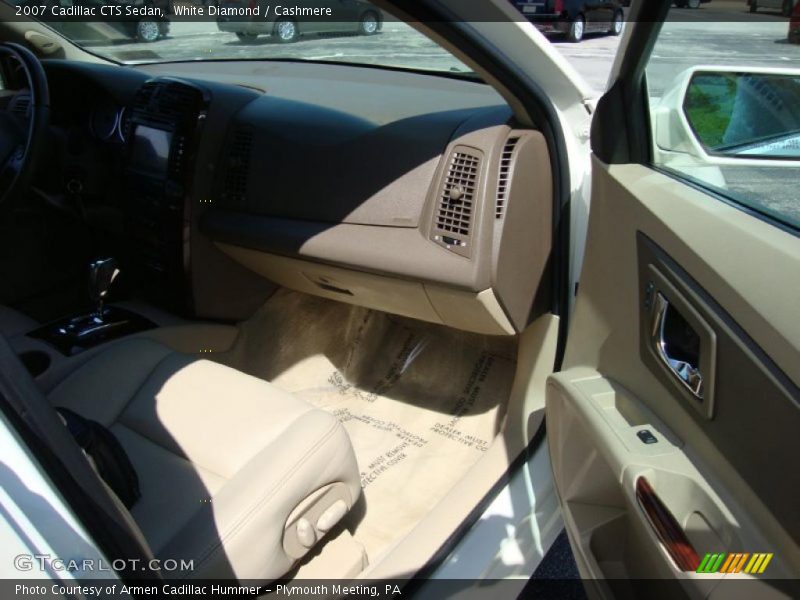White Diamond / Cashmere 2007 Cadillac CTS Sedan