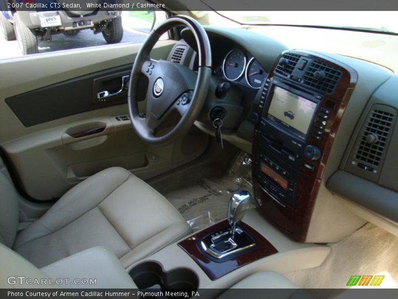 White Diamond / Cashmere 2007 Cadillac CTS Sedan