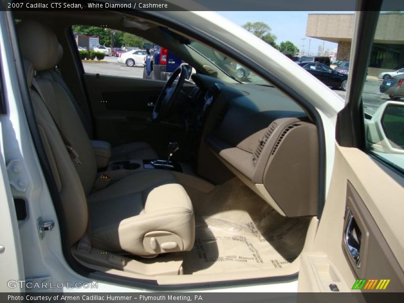 White Diamond / Cashmere 2007 Cadillac CTS Sedan
