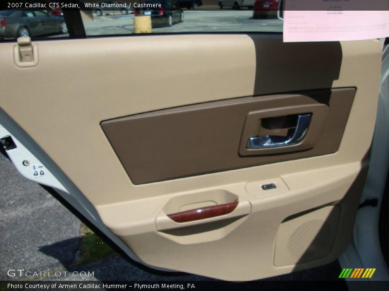 White Diamond / Cashmere 2007 Cadillac CTS Sedan