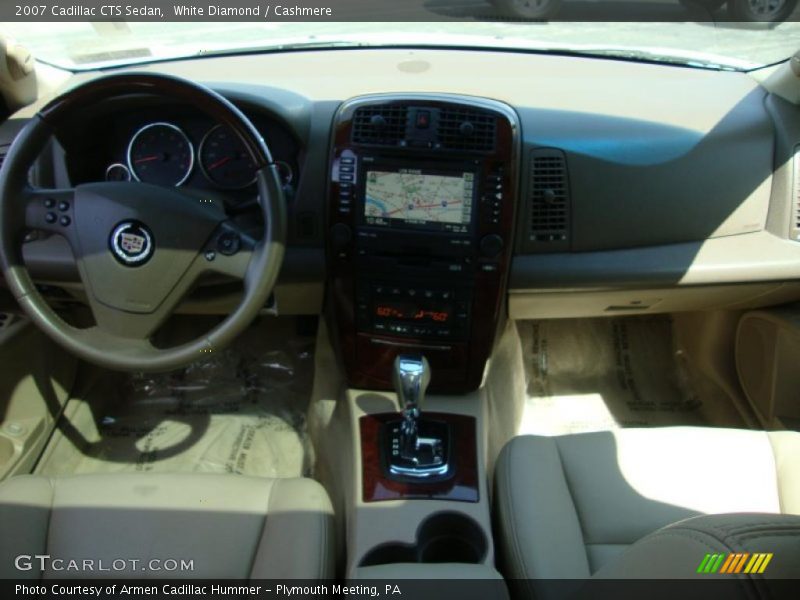 White Diamond / Cashmere 2007 Cadillac CTS Sedan
