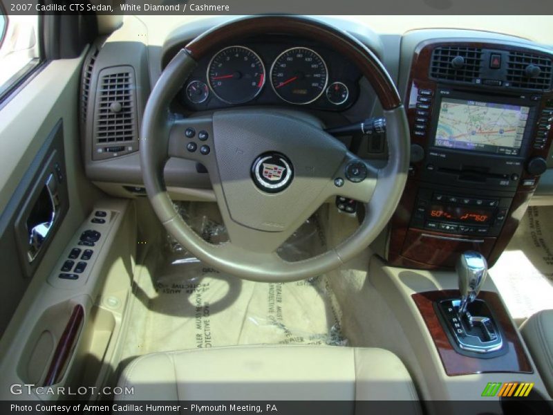 White Diamond / Cashmere 2007 Cadillac CTS Sedan