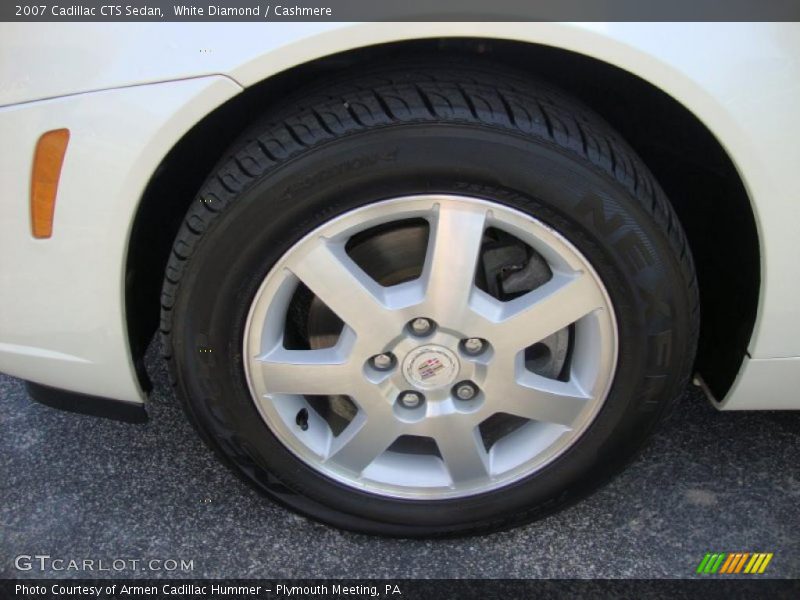 White Diamond / Cashmere 2007 Cadillac CTS Sedan