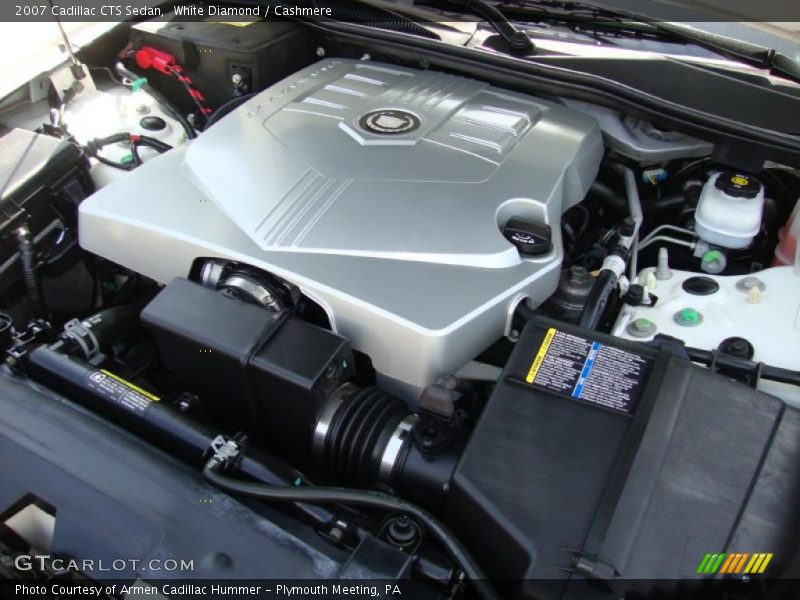 White Diamond / Cashmere 2007 Cadillac CTS Sedan