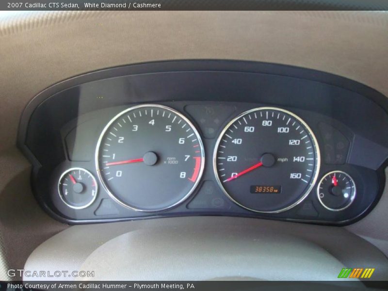White Diamond / Cashmere 2007 Cadillac CTS Sedan