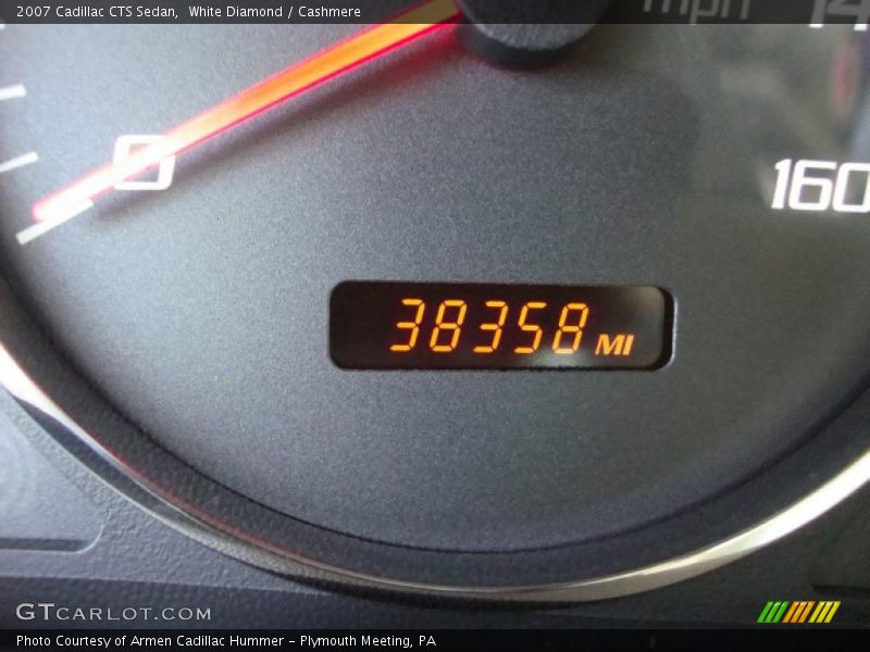 White Diamond / Cashmere 2007 Cadillac CTS Sedan