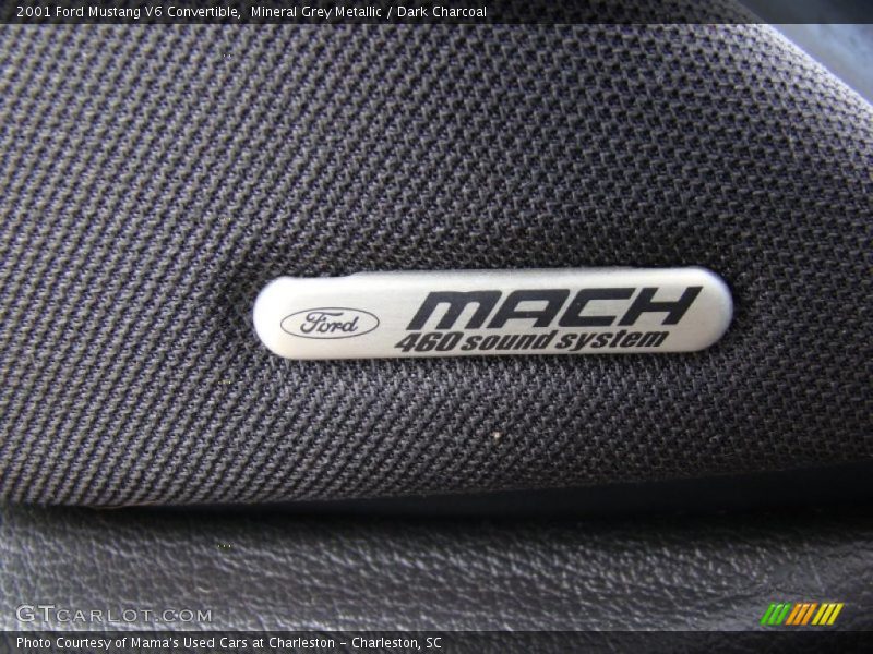 Mineral Grey Metallic / Dark Charcoal 2001 Ford Mustang V6 Convertible