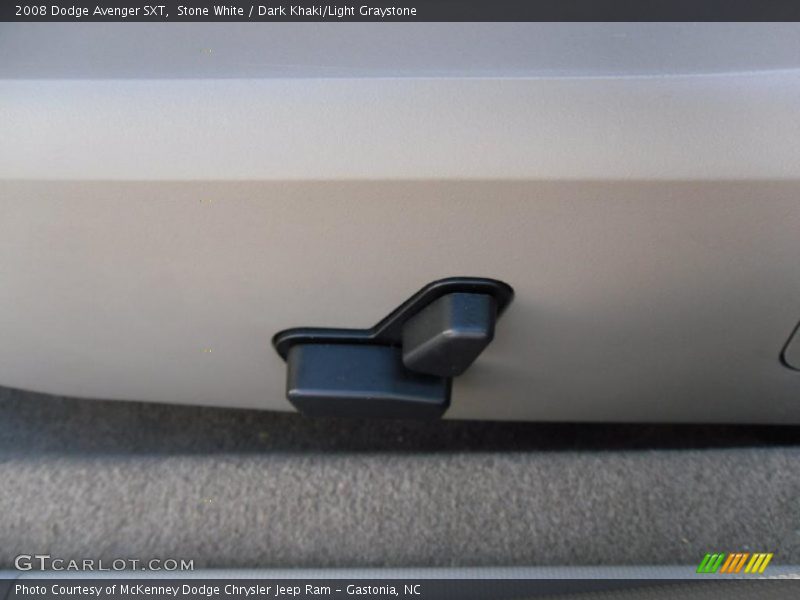 Stone White / Dark Khaki/Light Graystone 2008 Dodge Avenger SXT