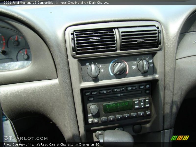 Mineral Grey Metallic / Dark Charcoal 2001 Ford Mustang V6 Convertible