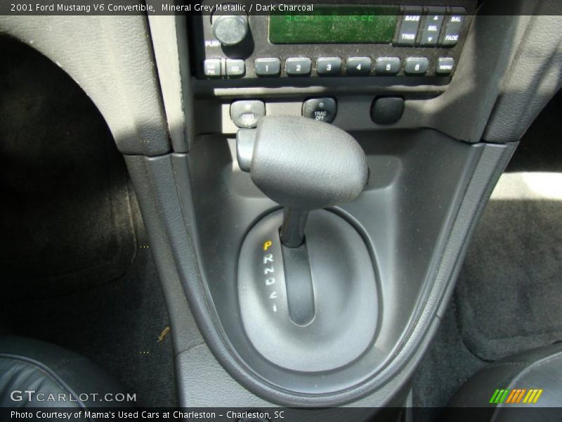 Mineral Grey Metallic / Dark Charcoal 2001 Ford Mustang V6 Convertible