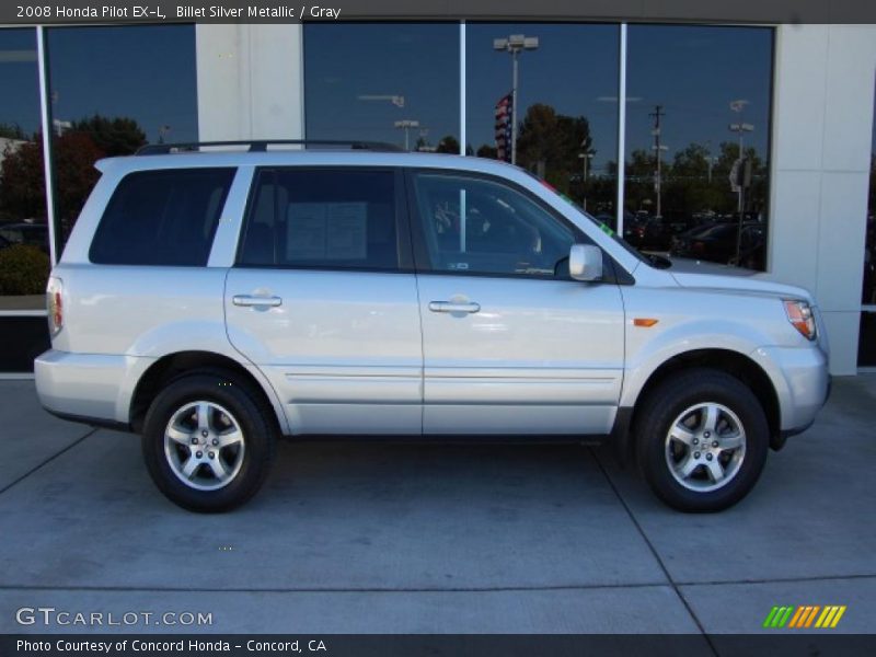 Billet Silver Metallic / Gray 2008 Honda Pilot EX-L