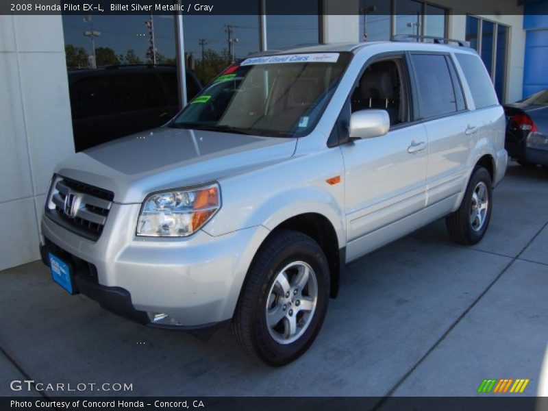 Billet Silver Metallic / Gray 2008 Honda Pilot EX-L