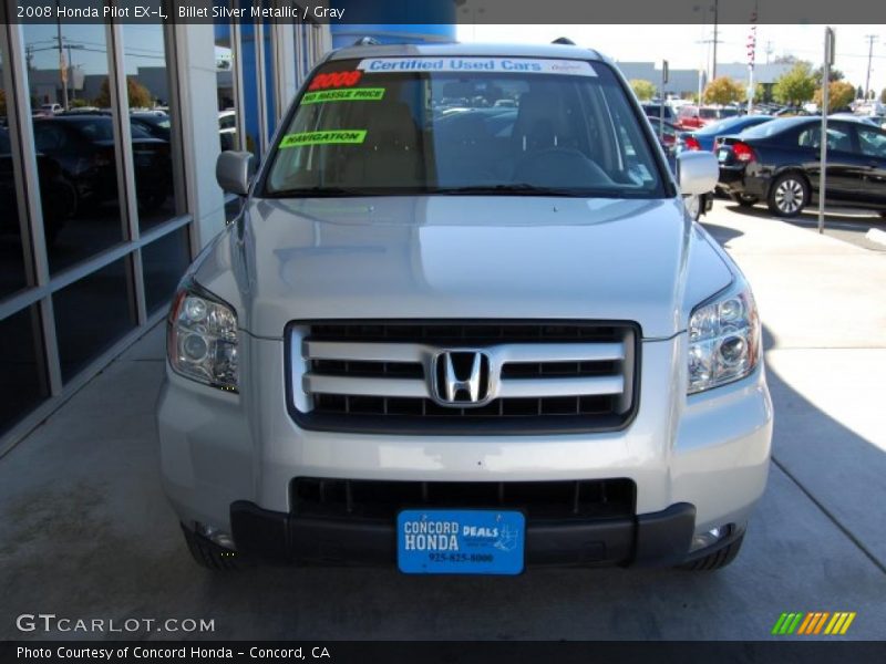 Billet Silver Metallic / Gray 2008 Honda Pilot EX-L
