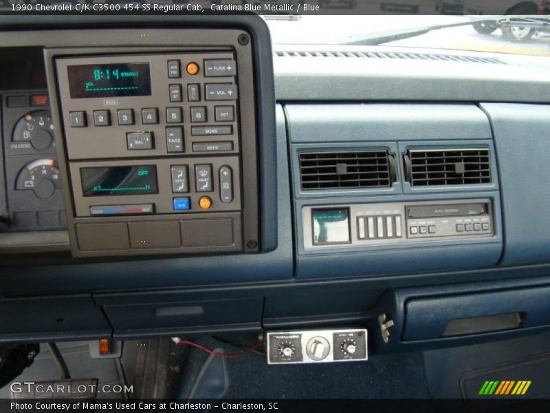 Catalina Blue Metallic / Blue 1990 Chevrolet C/K C3500 454 SS Regular Cab
