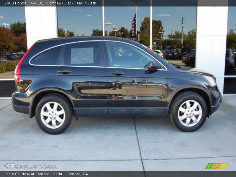 Nighthawk Black Pearl / Black 2008 Honda CR-V EX