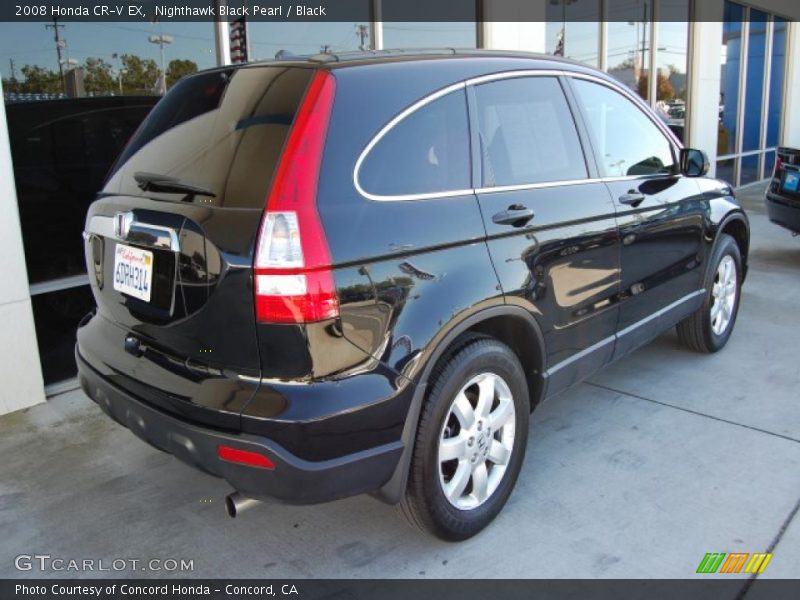Nighthawk Black Pearl / Black 2008 Honda CR-V EX