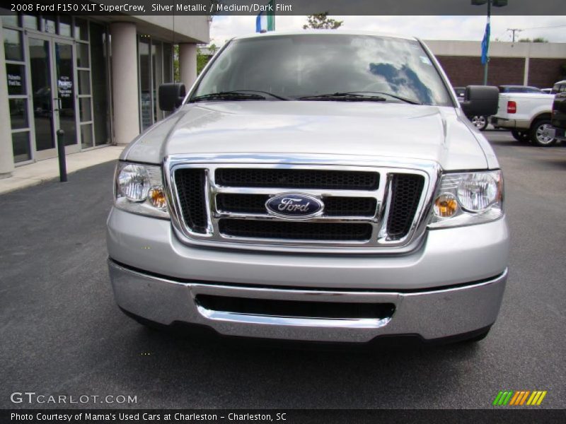 Silver Metallic / Medium/Dark Flint 2008 Ford F150 XLT SuperCrew