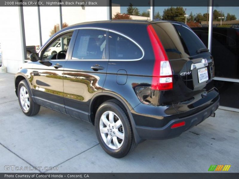 Nighthawk Black Pearl / Black 2008 Honda CR-V EX