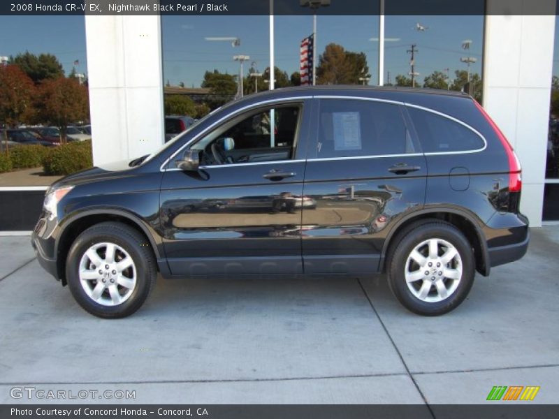 Nighthawk Black Pearl / Black 2008 Honda CR-V EX
