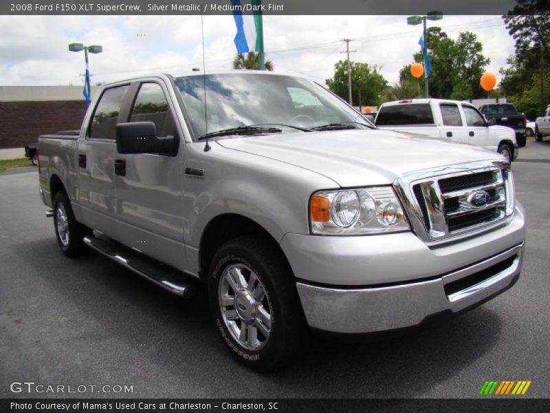 Silver Metallic / Medium/Dark Flint 2008 Ford F150 XLT SuperCrew