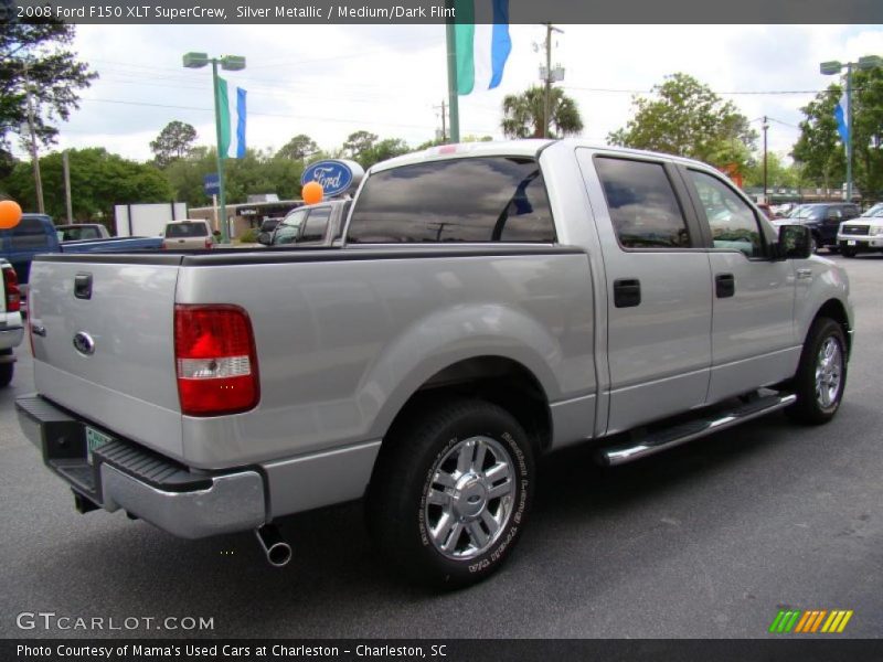 Silver Metallic / Medium/Dark Flint 2008 Ford F150 XLT SuperCrew