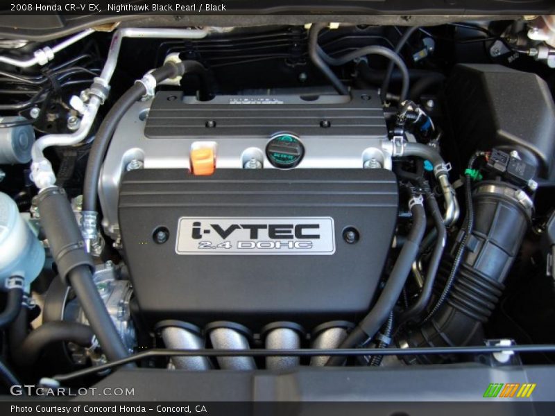 Nighthawk Black Pearl / Black 2008 Honda CR-V EX