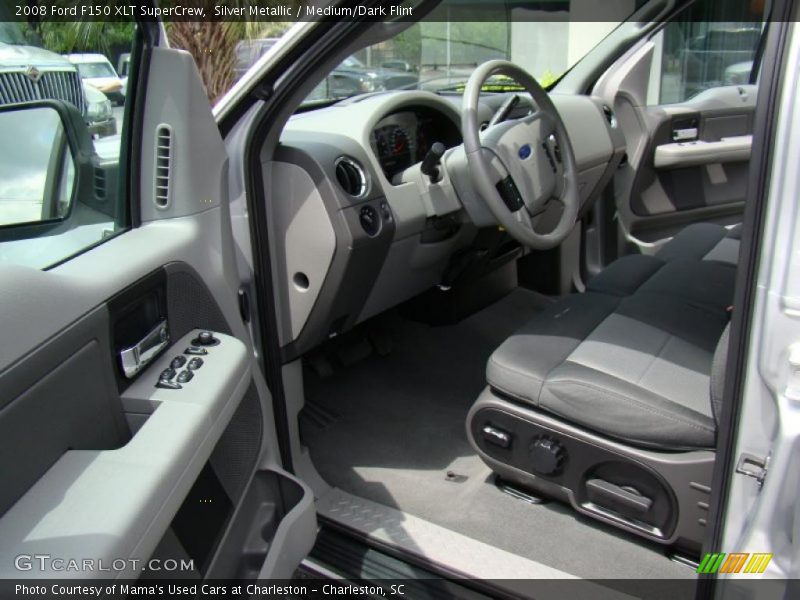 Silver Metallic / Medium/Dark Flint 2008 Ford F150 XLT SuperCrew