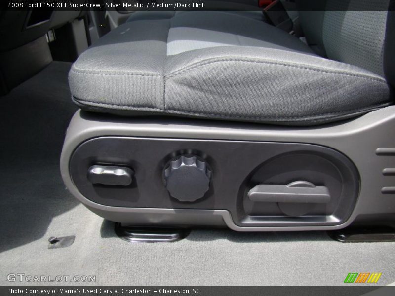 Silver Metallic / Medium/Dark Flint 2008 Ford F150 XLT SuperCrew
