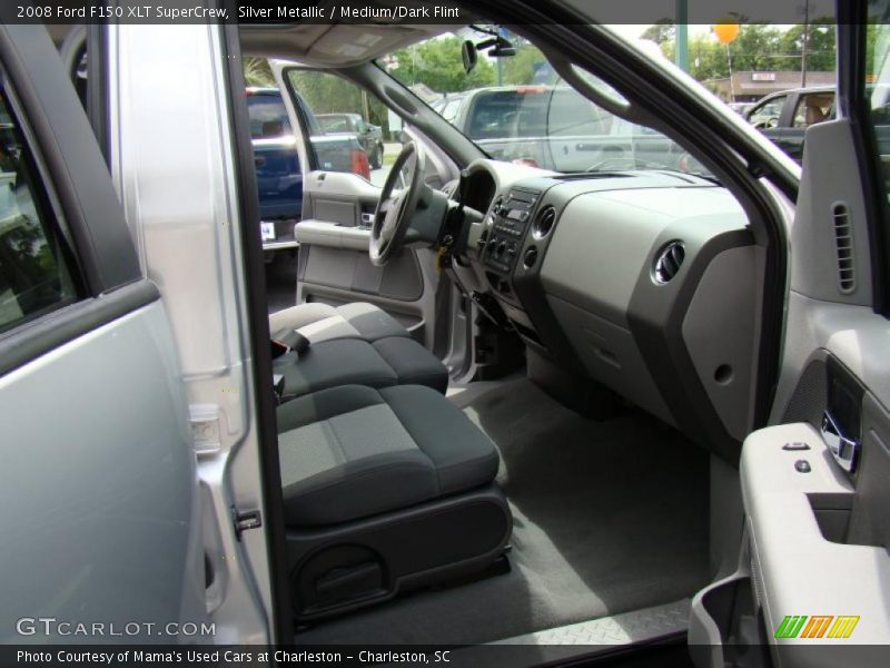 Silver Metallic / Medium/Dark Flint 2008 Ford F150 XLT SuperCrew