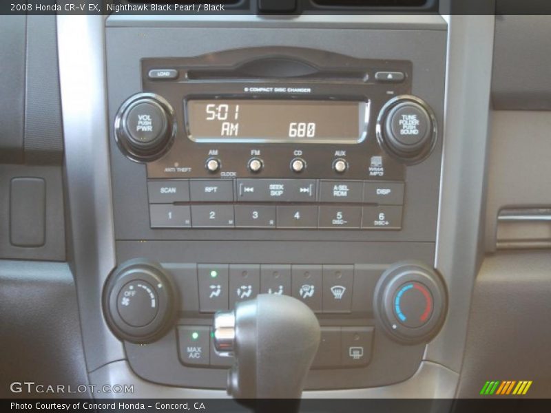 Nighthawk Black Pearl / Black 2008 Honda CR-V EX
