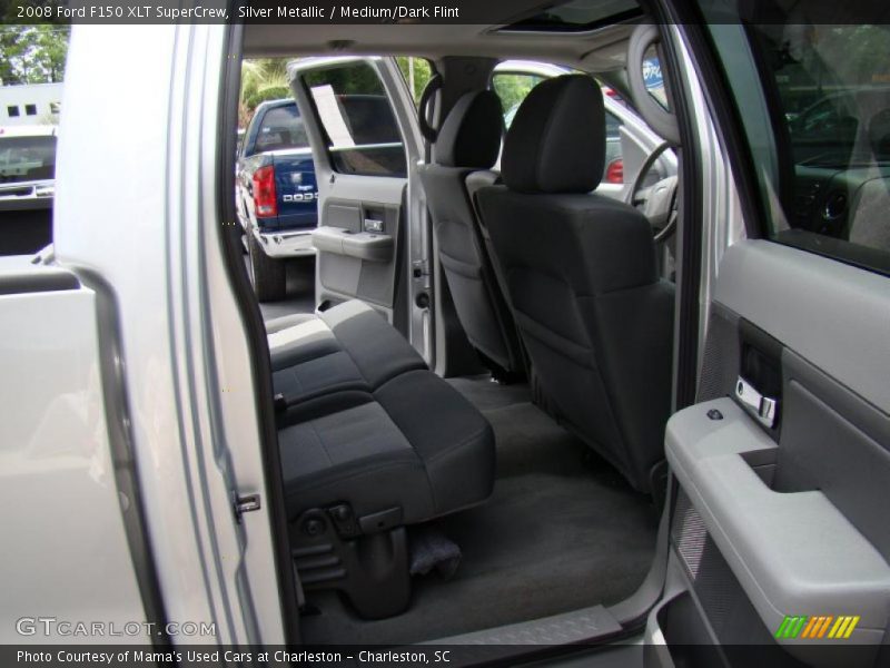 Silver Metallic / Medium/Dark Flint 2008 Ford F150 XLT SuperCrew