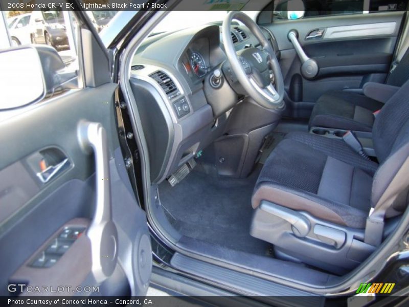 Nighthawk Black Pearl / Black 2008 Honda CR-V EX