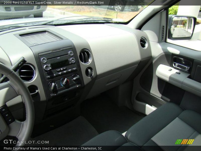 Silver Metallic / Medium/Dark Flint 2008 Ford F150 XLT SuperCrew