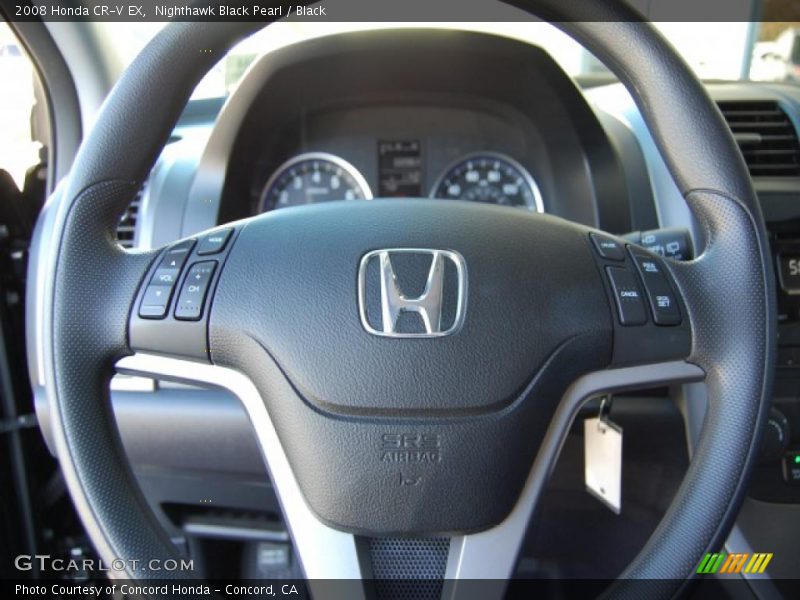 Nighthawk Black Pearl / Black 2008 Honda CR-V EX