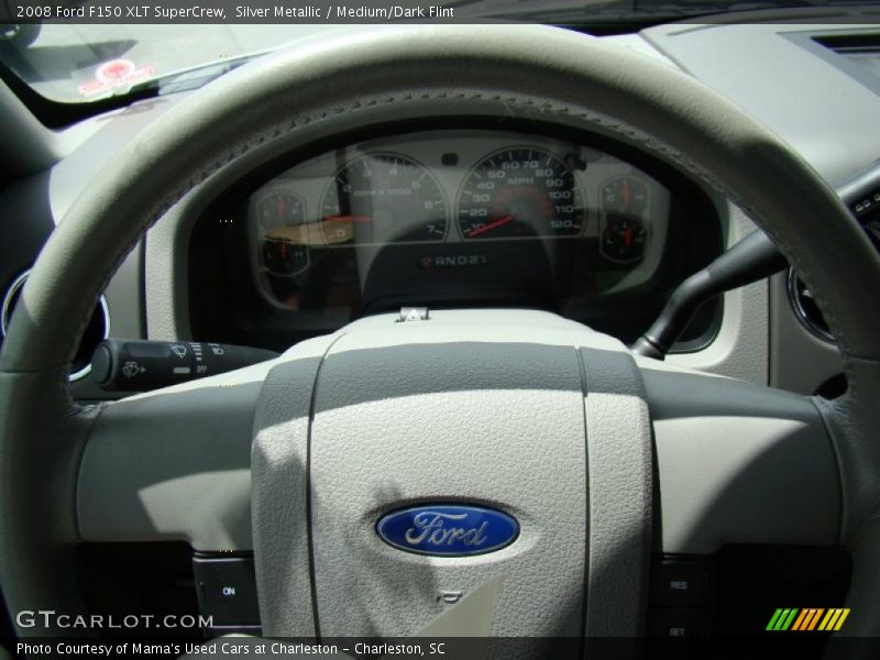 Silver Metallic / Medium/Dark Flint 2008 Ford F150 XLT SuperCrew