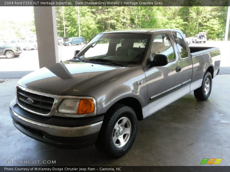 Dark Shadow Grey Metallic / Heritage Graphite Grey 2004 Ford F150 XLT Heritage SuperCab