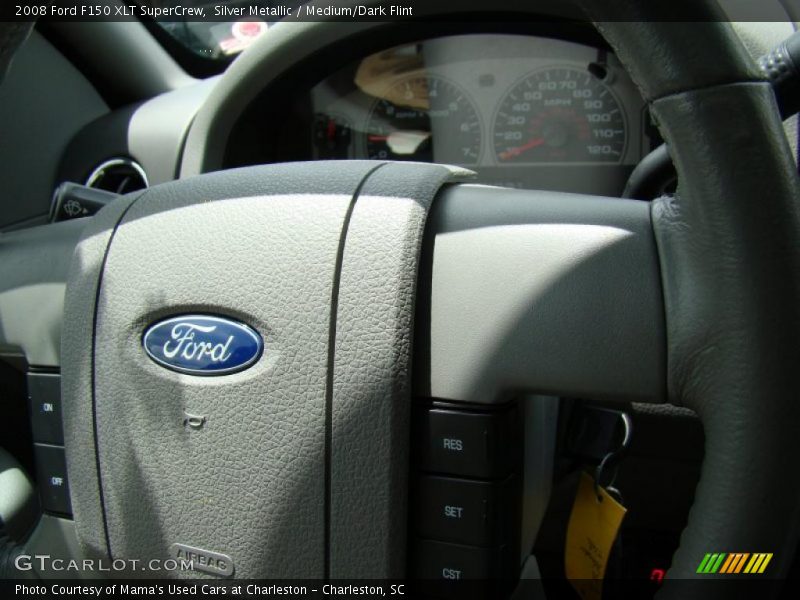 Silver Metallic / Medium/Dark Flint 2008 Ford F150 XLT SuperCrew