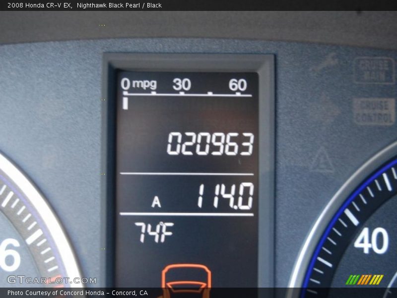 Nighthawk Black Pearl / Black 2008 Honda CR-V EX