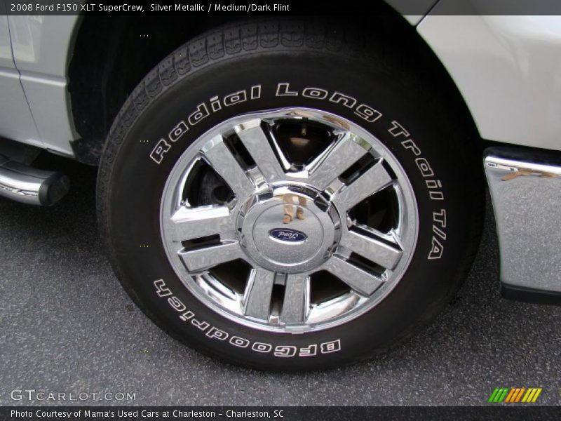 Silver Metallic / Medium/Dark Flint 2008 Ford F150 XLT SuperCrew