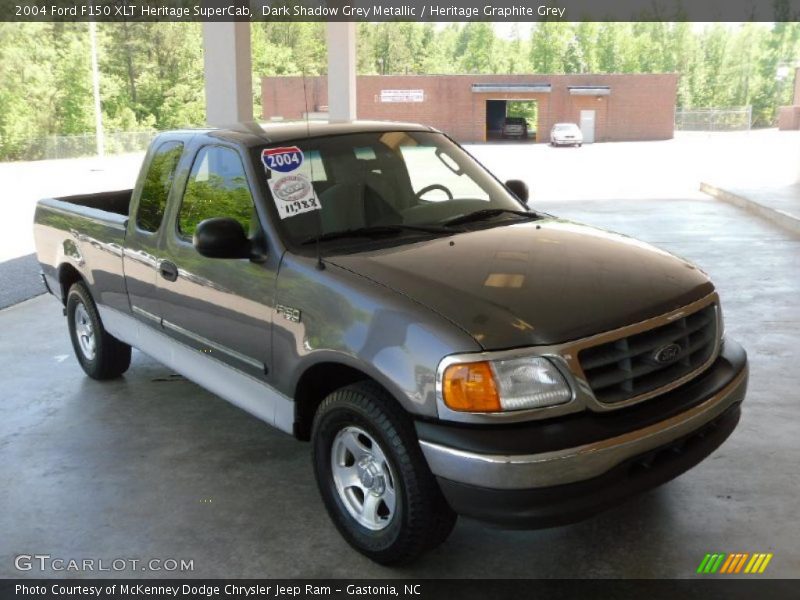 Dark Shadow Grey Metallic / Heritage Graphite Grey 2004 Ford F150 XLT Heritage SuperCab