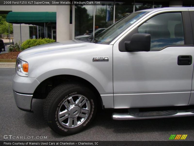 Silver Metallic / Medium/Dark Flint 2008 Ford F150 XLT SuperCrew