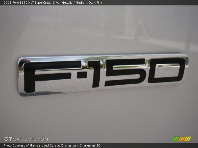 Silver Metallic / Medium/Dark Flint 2008 Ford F150 XLT SuperCrew