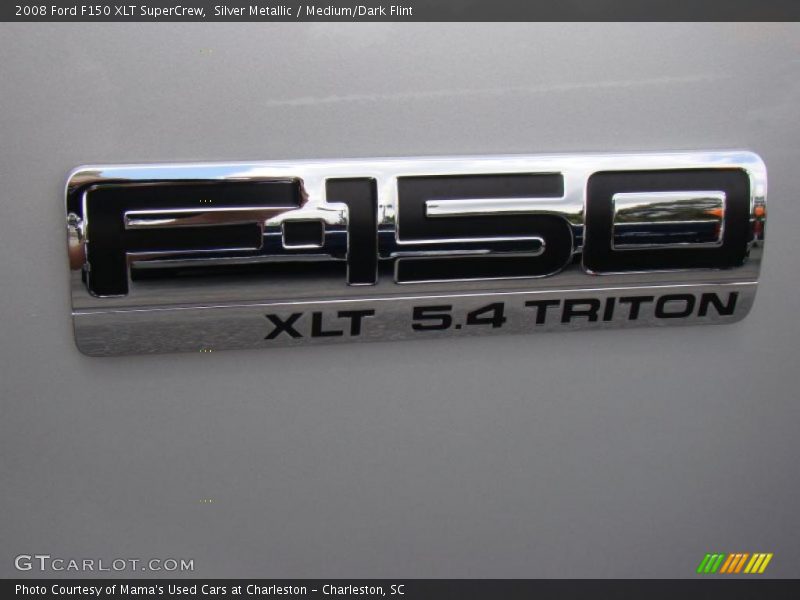 Silver Metallic / Medium/Dark Flint 2008 Ford F150 XLT SuperCrew