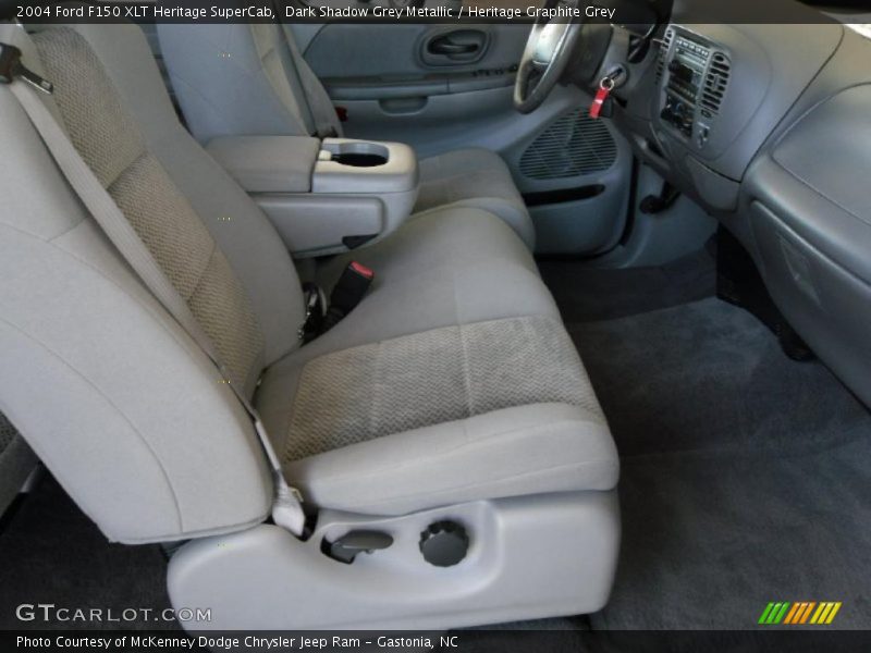 Dark Shadow Grey Metallic / Heritage Graphite Grey 2004 Ford F150 XLT Heritage SuperCab