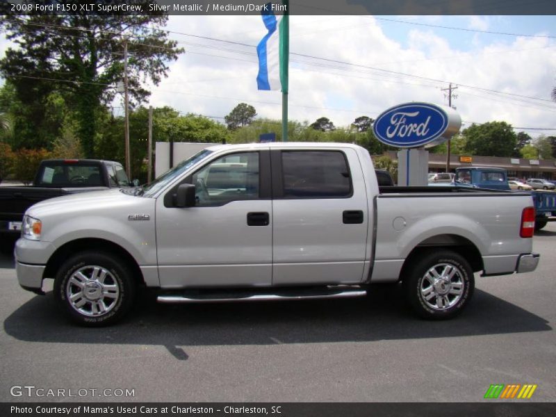 Silver Metallic / Medium/Dark Flint 2008 Ford F150 XLT SuperCrew