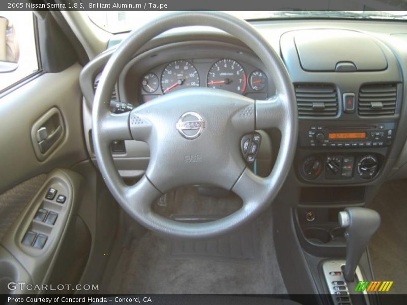 Brilliant Aluminum / Taupe 2005 Nissan Sentra 1.8 S