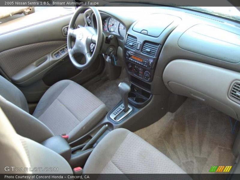Brilliant Aluminum / Taupe 2005 Nissan Sentra 1.8 S