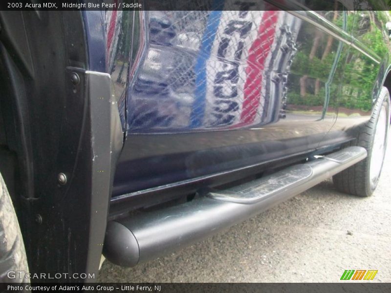 Midnight Blue Pearl / Saddle 2003 Acura MDX