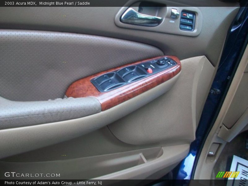 Midnight Blue Pearl / Saddle 2003 Acura MDX