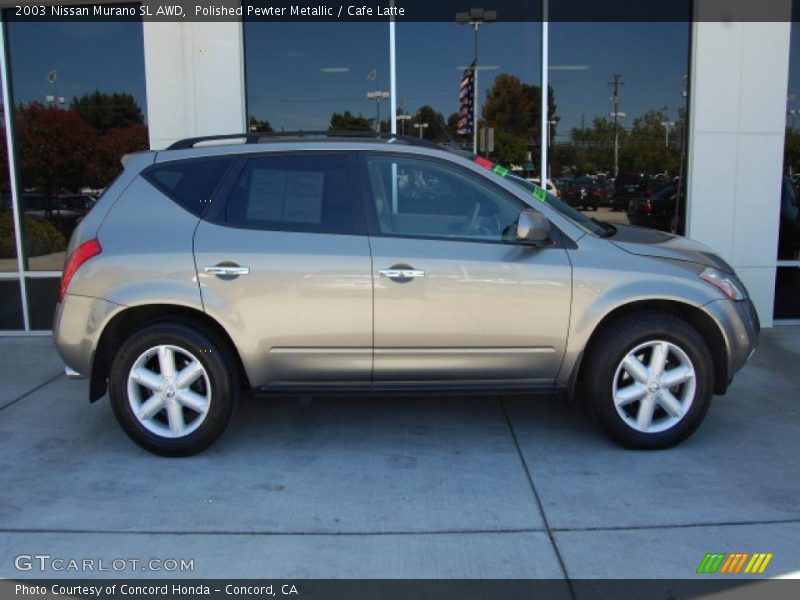 Polished Pewter Metallic / Cafe Latte 2003 Nissan Murano SL AWD